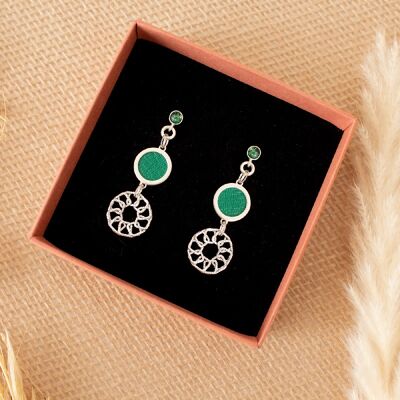 Héloïse Earrings - Emerald