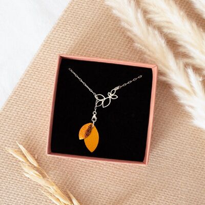 Cécile Necklace - Tangerine
