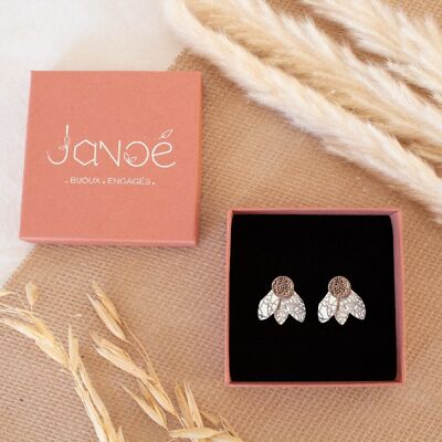 Gina Earrings - Granite