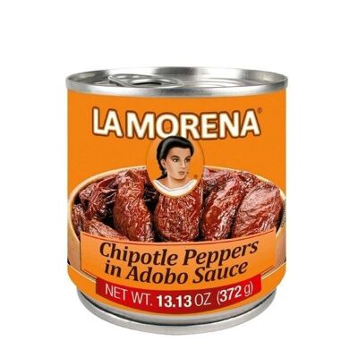 Canned Pickled Chipotle Peppers - La Morena - 372 gr