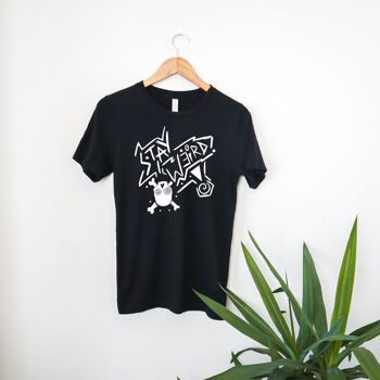 T-shirts imprimés - Stay Weird - T-shirt noir