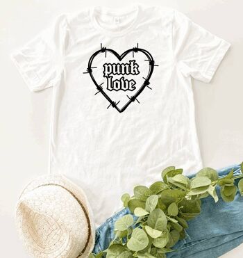 Punk Love - T-shirt imprimé Noir 2