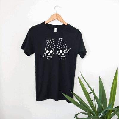Rainbow Skull - Printed T-shirt