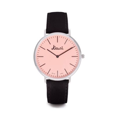 Horloge Saumon Noir