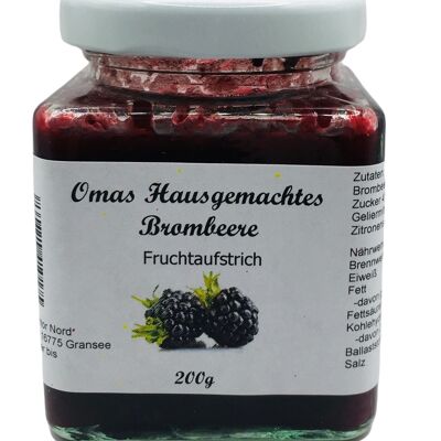 Grandma's Homemade Blackberry Fruit Spread 200g