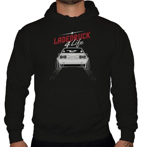Ladedruck 4 Life - Unisex Hoodie - Schwarz