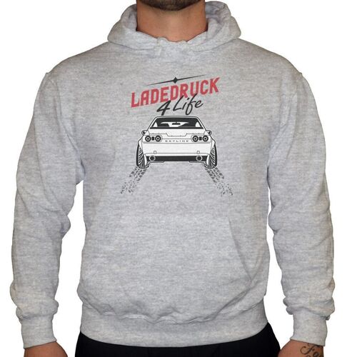 Ladedruck 4 Life - Unisex Hoodie - Grau