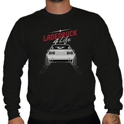 Ladedruck 4 Life - Unisex Sweatshirt - Schwarz
