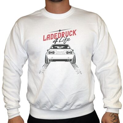 Ladedruck 4 Life - Unisex Sweatshirt - Weiß