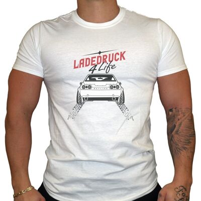 Ladedruck 4 Life - Herren T-Shirt - Weiß