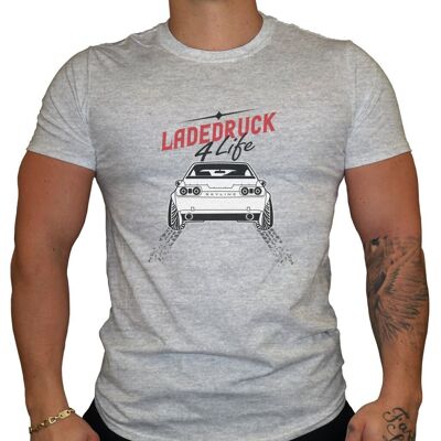Ladedruck 4 Life - Herren T-Shirt - Grau