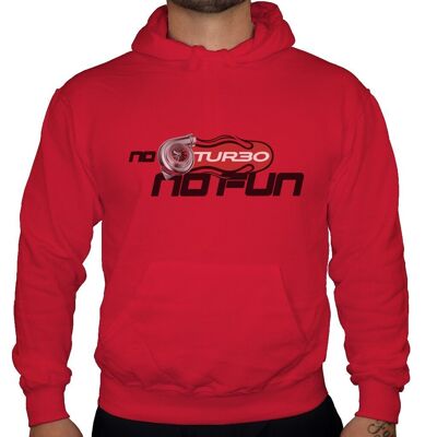 No Turbo No Fun - Unisex Hoodie - Red
