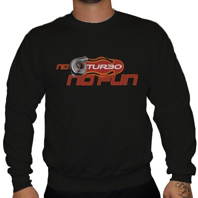 No Turbo No Fun - Unisex Sweatshirt - Black