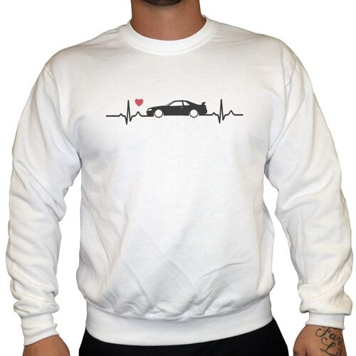Nissan Skyline Love - Unisex Sweatshirt - Weiß