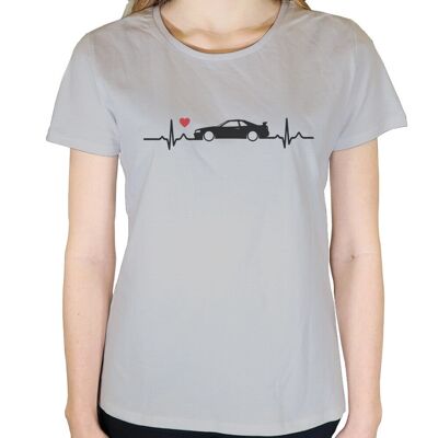 Nissan Skyline Love - Ladies T-Shirt - Grey