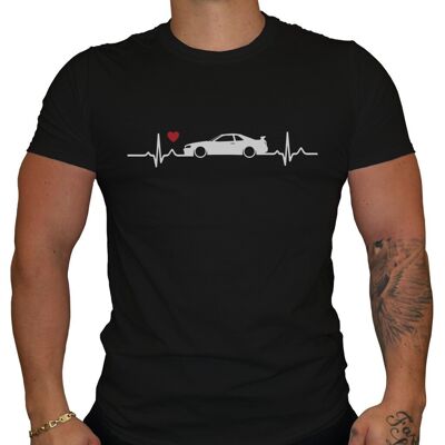 Nissan Skyline Love - Herren T-Shirt - Schwarz