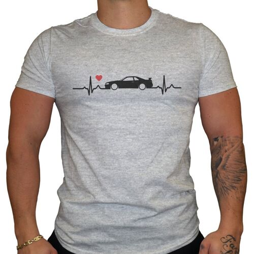 Nissan Skyline Love - Herren T-Shirt - Grau