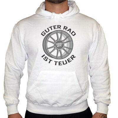 Good bike is expensive - Unisex Hoodie - White