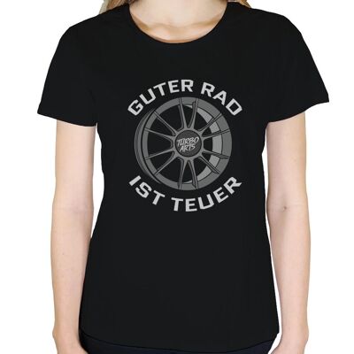 La buena bici es cara - Camiseta mujer - Negro