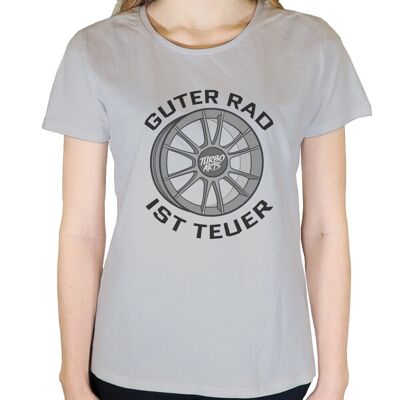 Un bon vélo coûte cher - T-shirt femme - Gris