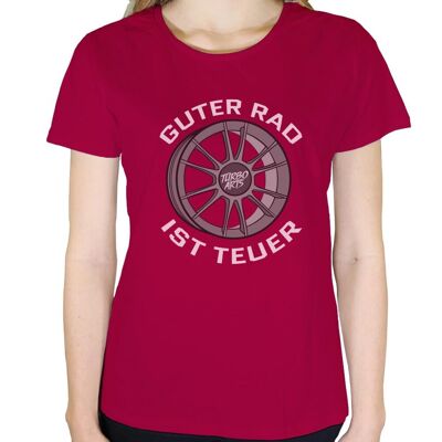 Good bike is expensive - Ladies T-Shirt - Red