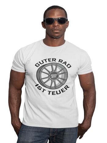 Un bon vélo coûte cher - T-shirt homme - Noir 2