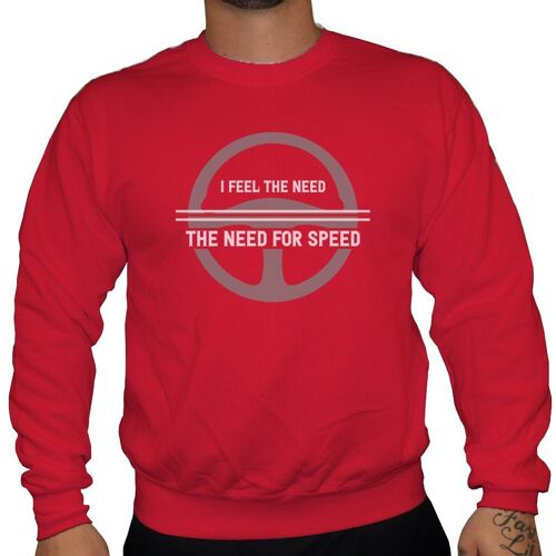 I feel the need for speed - Unisex Sweatshirt - Rot