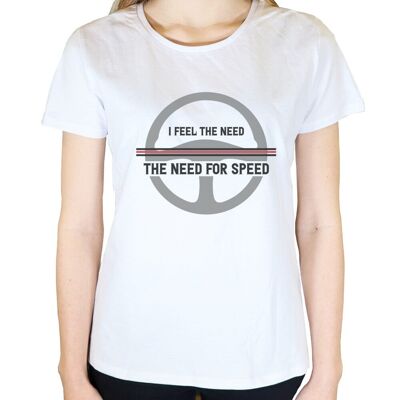 Siento la necesidad de velocidad - Camiseta de mujer - Blanco