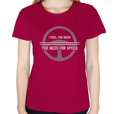 Je ressens le besoin de vitesse - T-shirt femme - Rouge