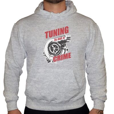 Tuning is not a Crime - Unisex Hoodie - Grey