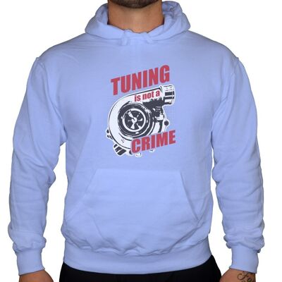 Tuning is not a Crime - Sudadera con capucha unisex - Azul bebé