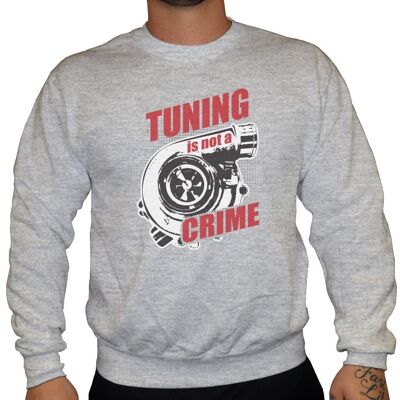 Tuning is not a Crime - Unisex Sweatshirt - Grey