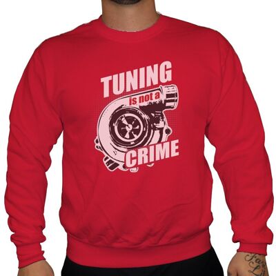Tuning is not a Crime - Unisex Sweatshirt - Red