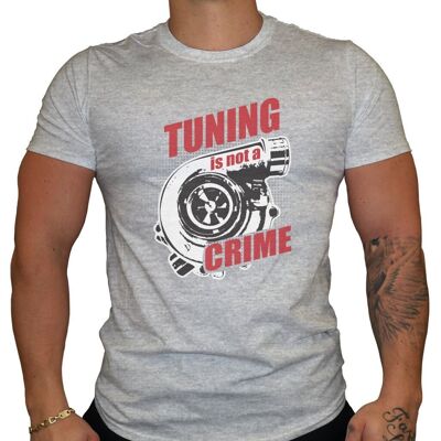 Tuning is not a Crime - Camiseta hombre - Gris
