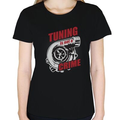 Tuning is not a Crime - Women's T-Shirt - Black