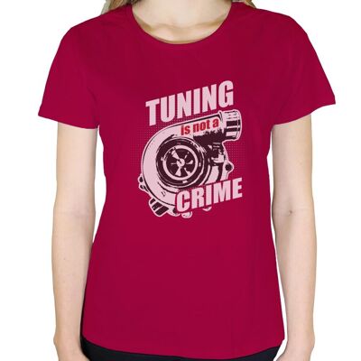 Tuning is not a Crime - Camiseta de mujer - Rojo