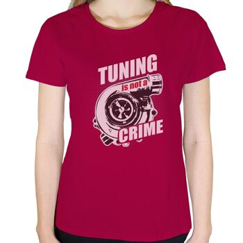 Le tuning n'est pas un crime - T-shirt femme - Rouge 1