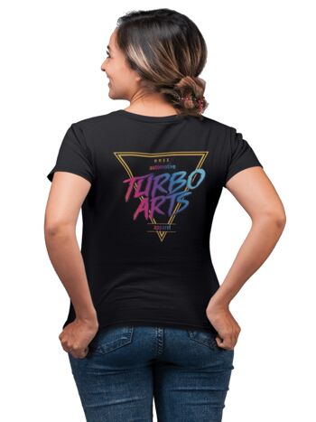TurboArts Modern - T-shirt femme - Noir 2