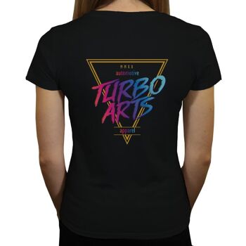 TurboArts Modern - T-shirt femme - Noir 4