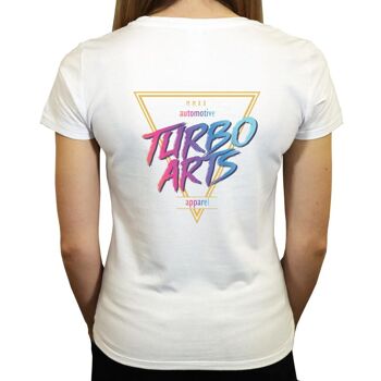 TurboArts Modern - T-shirt femme - Blanc 5