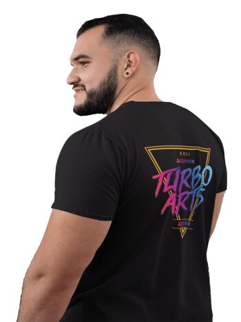TurboArts Modern - T-shirt pour homme - Noir 2