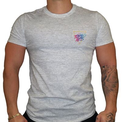 TurboArts Modern - T-shirt pour homme - Gris