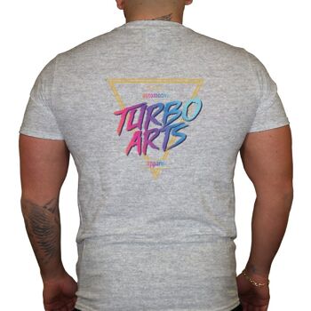 TurboArts Modern - T-shirt pour homme - Blanc 5