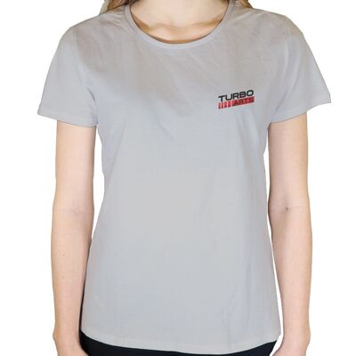 TurboArts Classic - Camiseta de mujer - Gris Pacífico