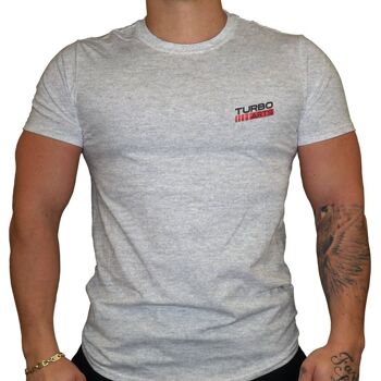 TurboArts Classic - T-shirt pour homme - Gris sport 1