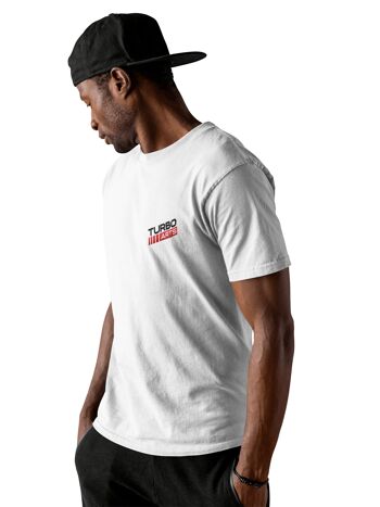 TurboArts Classic - T-shirt pour homme - Blanc 2