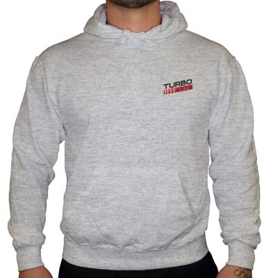 TurboArts Classic - Sweat à capuche unisexe - Gris