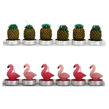 BOUGIE SET FLAMANT & ANANAS HF 4