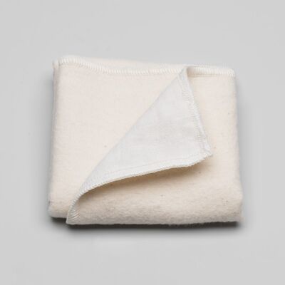 Lot de 3 lingettes pour le visage en flanelle de coton doux et coton khadi tissé à la main