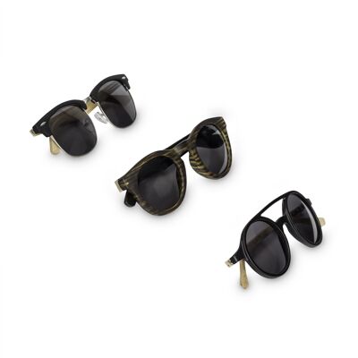 LUNETTES DE SOLEIL EN BAMBOU BLACK EDITION HF